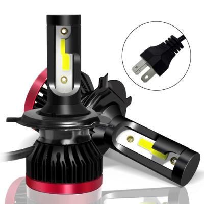 Car Styling Car LED Headlight 80W 8000lm H1 H4 H7 COB LED Headlamp Kit Hi/Lo Beam Bulb Kit 6000K 12V Auto for Auto K1