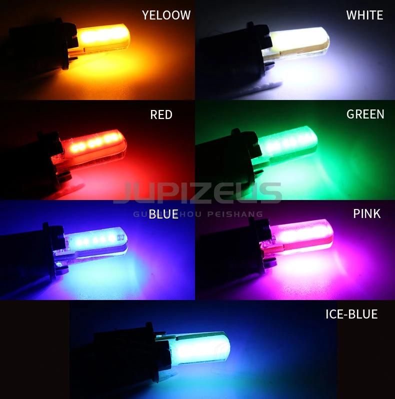 Waterproof 12V Silicone 194 168 W5w T10 LED Side License Plate Light Lamp Bulb LED COB Strip for Car