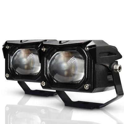 1500m LED High Low Beam Combo Spot Work Light 40W Sport Offroad 4X4 Car Motorcycle Fog Mini LED Auxiliary Driving Light