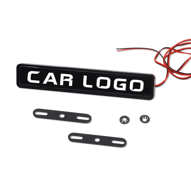 Grille Bonnet LED Logo Light Accessories for Car White Car LED Head Logo Light for Auto Other Lighting Accessories