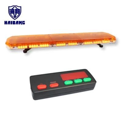 Amber LED Light Bar Emergency Warning Truck Security Car Lightbar