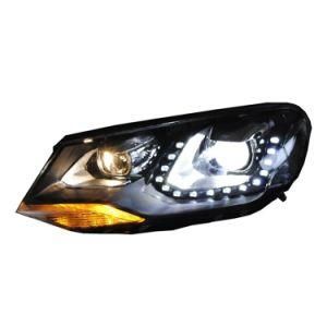 Auto Spare Parts LED Lighting Biled Projector Lens Headlight for Touareg 2011