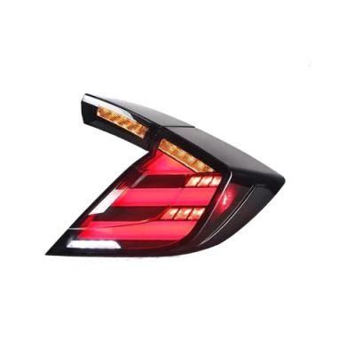 LED Tail Light, 2016-2020 for Honda Civic 10th Gen Hatchback/Type R Compatible