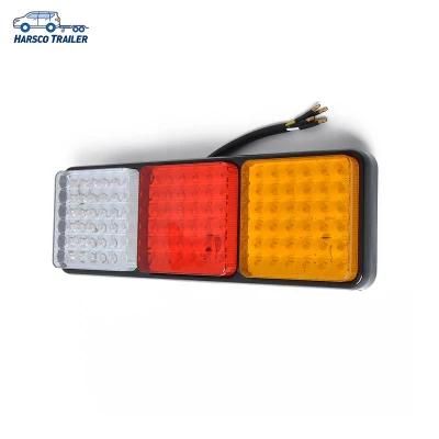 108LED Rectangle Combination Trailer Tail Lights