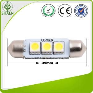 12V White 3SMD 37mm Car LED Light