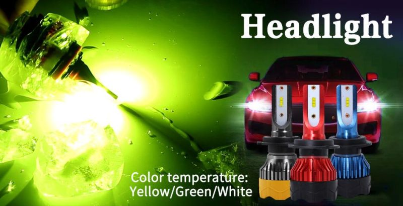 S1 X3 C6 S2 H7 H13 LED Auto Light with Car LED Headlamp 9006 9005 H1 H3 5202 and Xenon Kit 3000K H11 Bulb