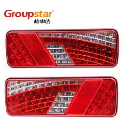 Factory Price 12V 24V UV PC Lens LED Indicator Stop Tail Reverse Fog Lamps Rear Light for Trucks Trucks Trailer with Reflector