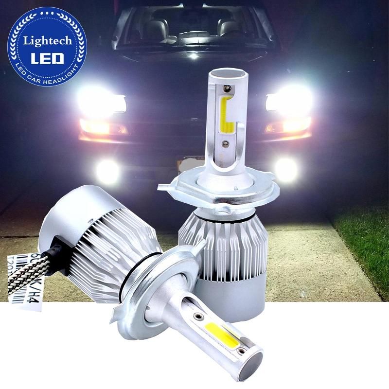 Cheap Car 3800lm C6 COB H4 LED Headlight