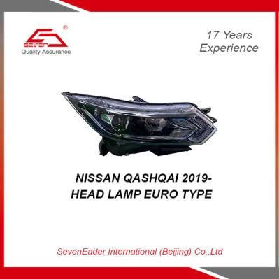 High Quality Car Auto Head Lamp Light for Nissan Qashqai 2019- Euro Type