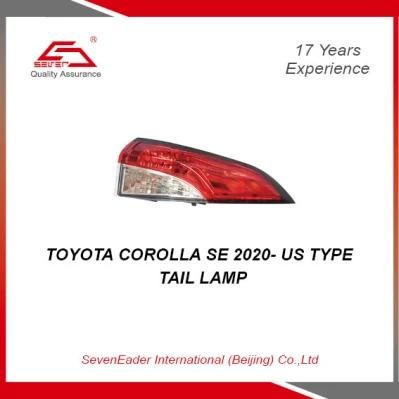 High Quality Auto Car Tail Light Lamp for Toyota Corolla Se 2020- Us Type