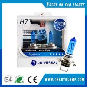Car Headlamp Xenon White Auto Bulb H7 12V 100W with Plastic Box