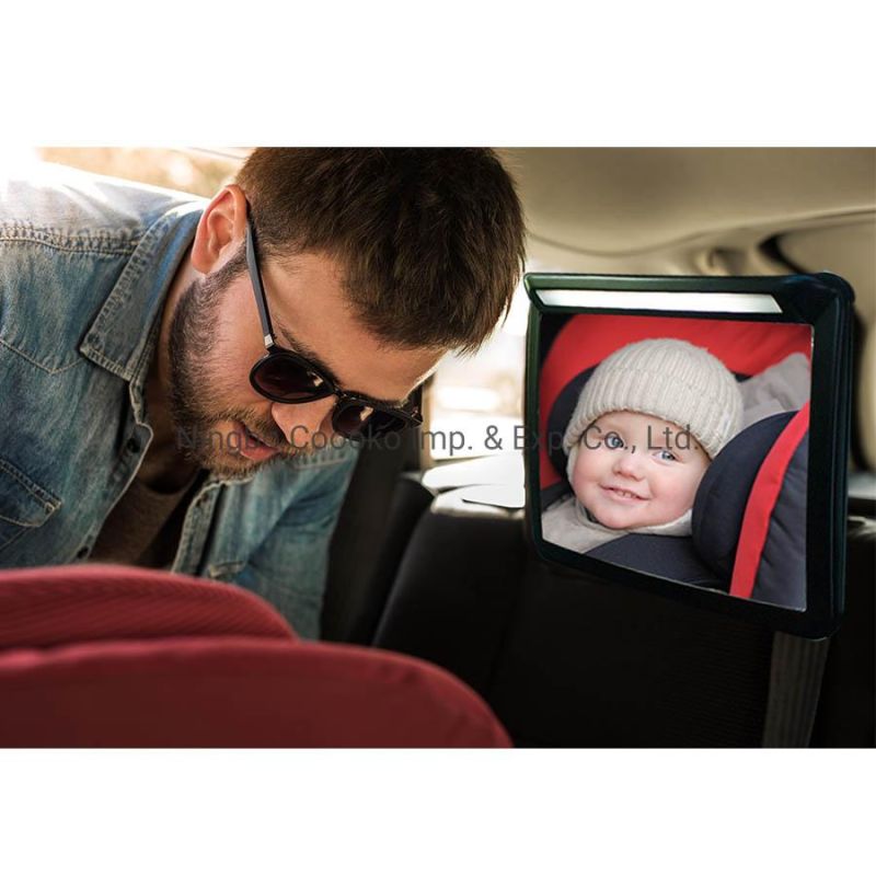 Best Price High Quality Safety Baby Car Mirror with LED Light