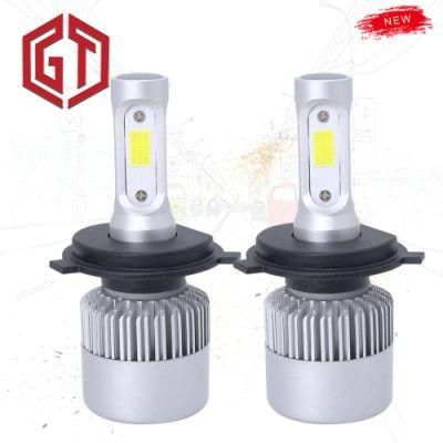 Auto Lighting Wholesale Three Side Head Lamp COB 72W 8000 Lumens 6500K&#160; H4&#160; Conversion Kit S2 Car LED Headlight Bulb
