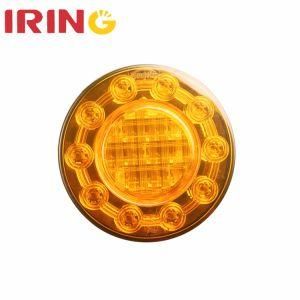 Waterproof 4&quot; E4 LED Truck Round Indicator Bus Auto Tail Lights with Adr