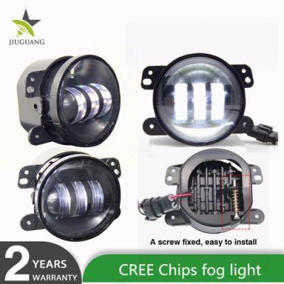 Auto Accessories Waterproof IP68 30W Wholesale Car 4 Inch LED Fog Lights for Jeep Jk Truck