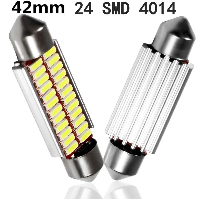 Festoon 31mm 36mm 39mm 42mm LED Bulb C5w C10W Super Bright 4014 SMD Canbus Error Free Auto Interior Doom Lamp Car Styling Light