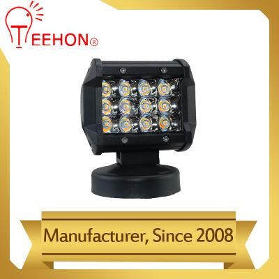 White Amber Colour Switchable Vehicle LED Strobe Flashing Lightbar 36W