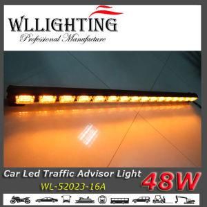Amber LED Linear Warning Light 39inch Traffic Stick Light