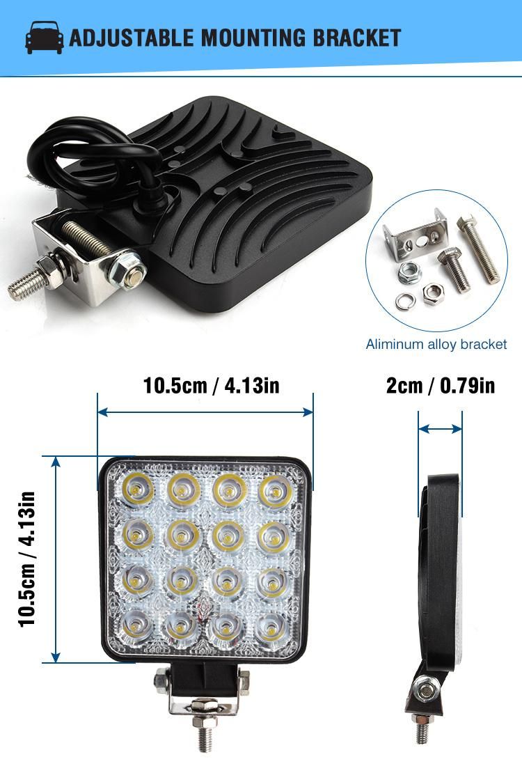 LED Work Lights 18W 27W 48W 24V 12V Spot LED Light Bar LED Light Bars