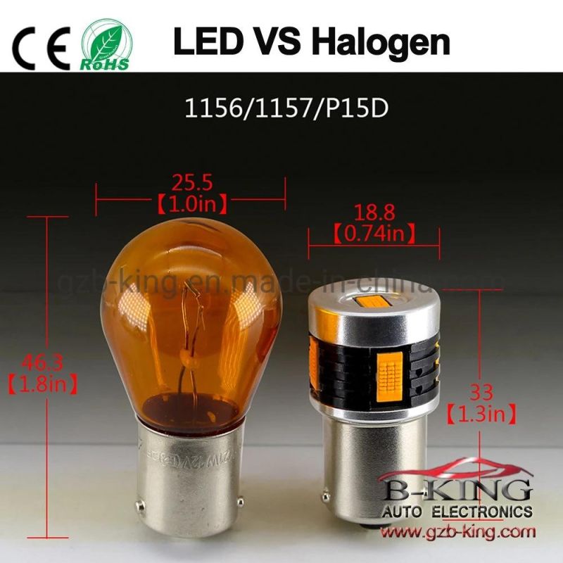 Standard Global Size Ba15s 1156 Canbus LED Turn Signal Light