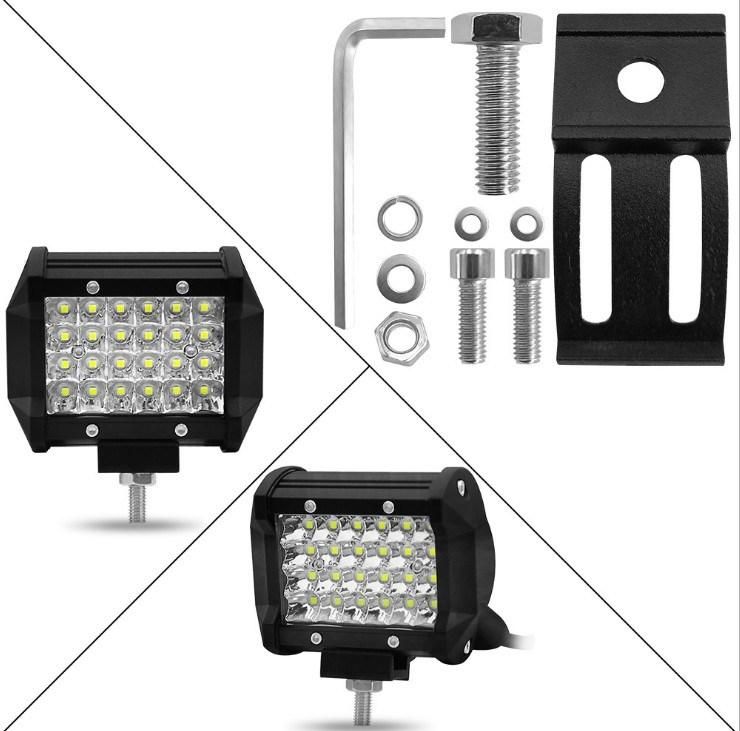 Faro Luces LED 72W 4X4 LED Work Light for Trucks Jeep SUV