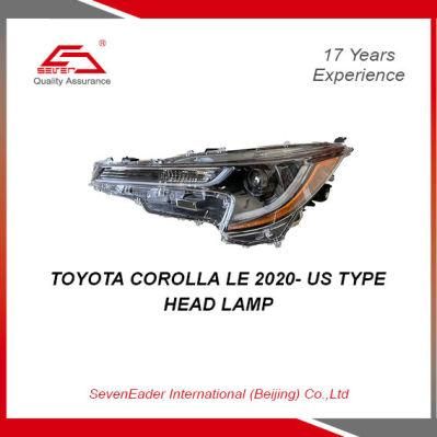 Seveneader Auto Car Head Lamp Light for Toyota Corolla Le 2020- Us Type