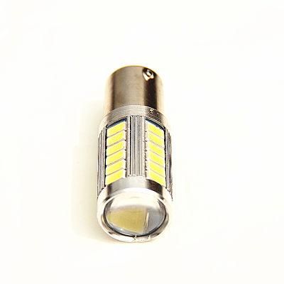 High Quality 1156 Ba15s 1167 Ba15D P21W 5730/5630 33SMD LED Bulb with Len Car Tail Brake Lamp Auto Reverse Lamp