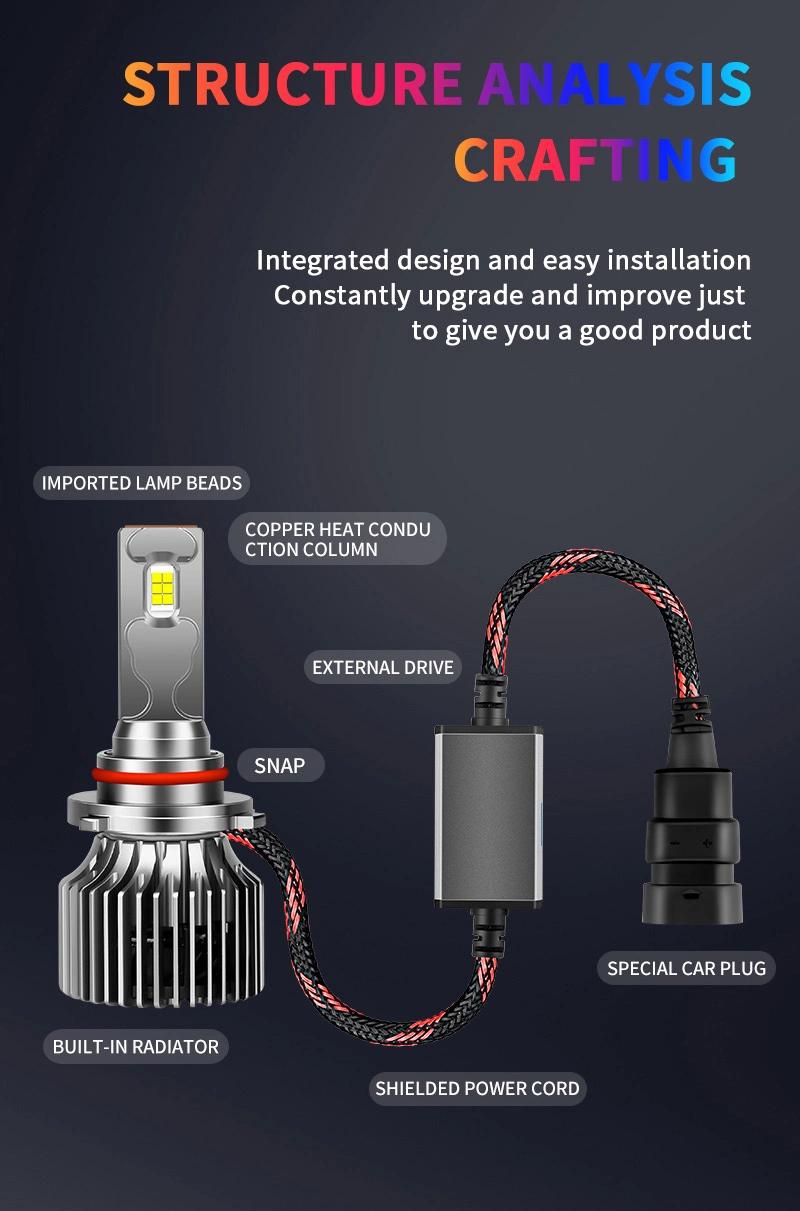 High Power 80W 12000lm LED Car Lights Bulb H4 H7 H11 9005 9006 S11 Auto LED Headlight Waterproof IP67