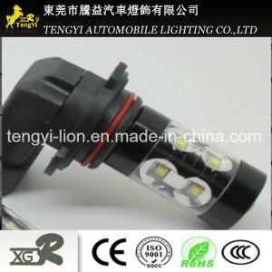 60W LED Car Light 50W High Power LED Auto Fog Lamp Headlight with H1/H3/H16/H8 Light Socket CREE Xbd Core