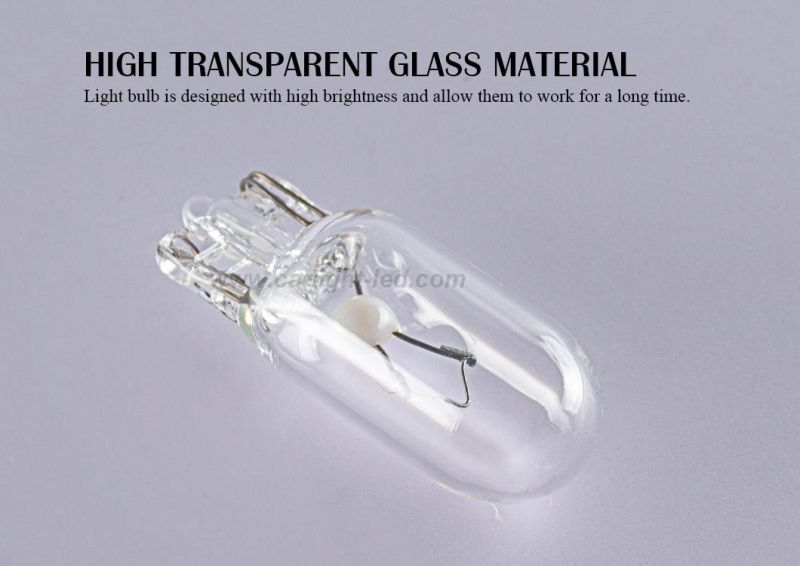 T10 W5w 194 168 Halogen White Bulbs