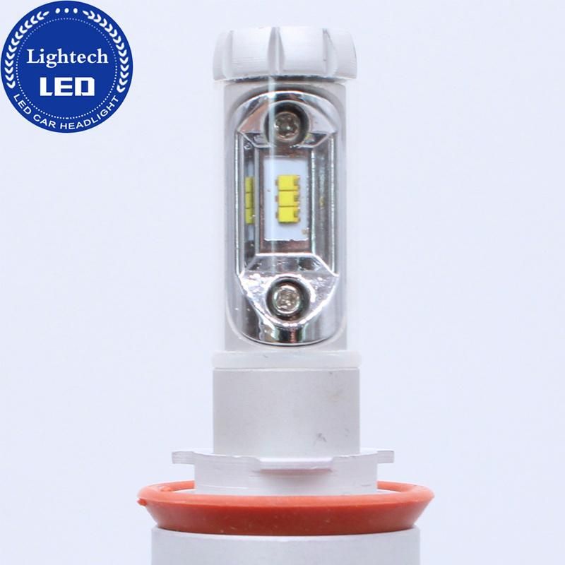 Amazon Hot Bulbs Automobile LED Head Light H7 9005 9007 880 H4 Three Colors Headlight
