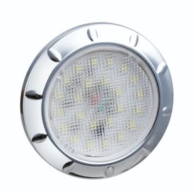 Manufacturer UV PC Lens Round 12V Interior Ceiling Dome Caravan Truck Interior Light Trailer Lamp
