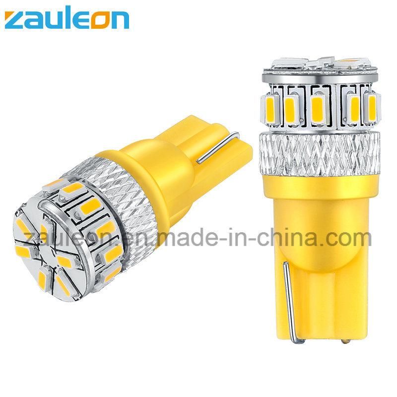 T10 Wedge W5w Yellow LED Car Light Bulbs