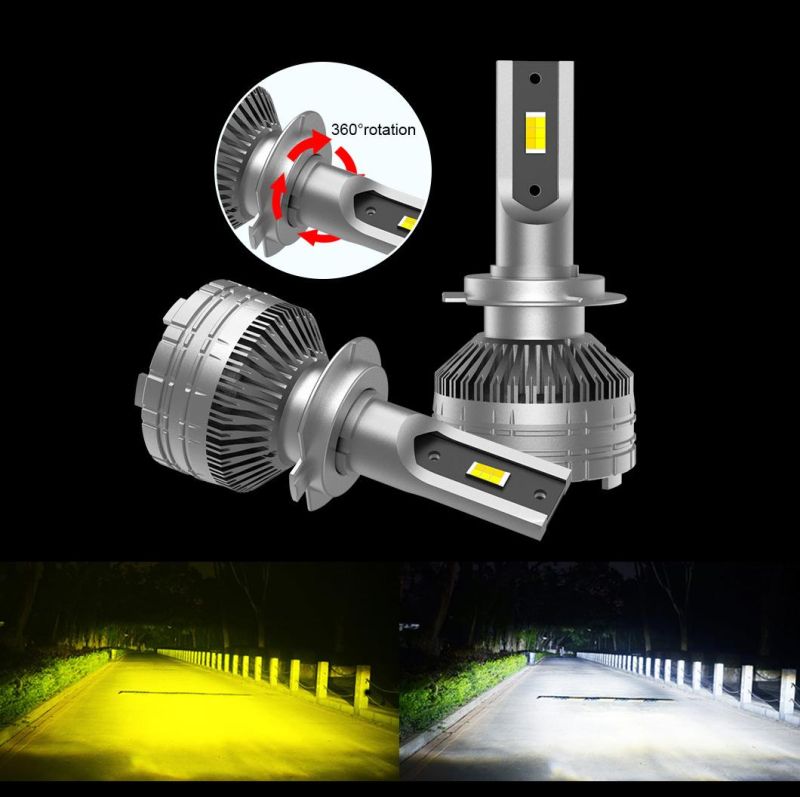 Newest Car LED Bulb H1 Canbus 6000K 4000lm Car LED Headlight