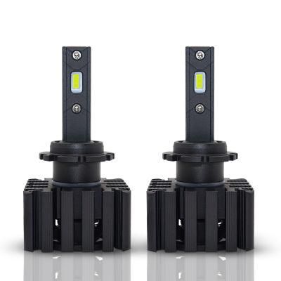 Plug and Play Fan Heatsink Waterproof High Power 50W D Series D1s Csp Eutectic LED Headlight with Decoder