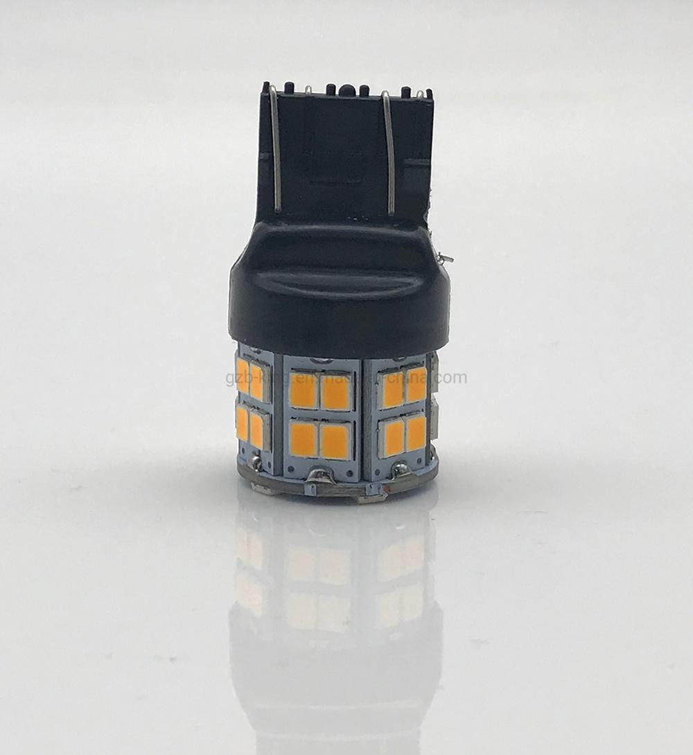 Amber 7443 T20 36SMD 2835 LED Turn Signal Light Bulbs