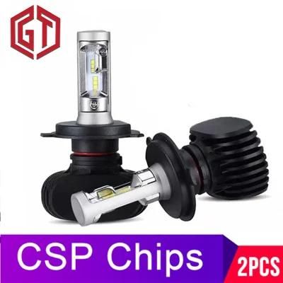 2PCS H7 LED H4 Auto Car Headlight 9005 9006 H3 H13 H8 880 H27 9004 9007 H11 LED H1 S1 50W 8000lm 6500K Automobile Bulb Csp Lamp