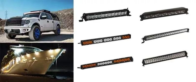 Large White Amber 62 Inch Slim LED Bar Offroad LED Light Bar