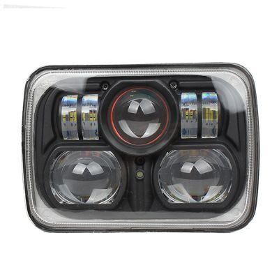 Hot Selling 54W LED Angel Light Head Light 7 Inch 5X7 Car LED Headlight 7&quot; Square High Beam Low Beam