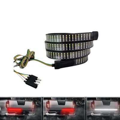 60&quot; Truck Tailgate LED Strip Light Bar Waterproof for Jeep Ford Pickup SUV RV White Red T326-0005