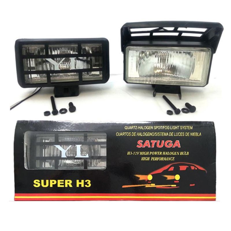 12V 55W 4X4 7-Inch Queare for Yl Spot Light off-Road Light Front Bumper Lamp for Ford Jeep Wrangler