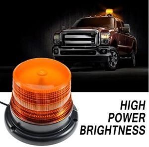 LED Strobe Light, Amber Emergency Magnetic Flashing Warning Beacon for Truck Vehicle with 12V Cigarette Lighter Plug (30 LED)
