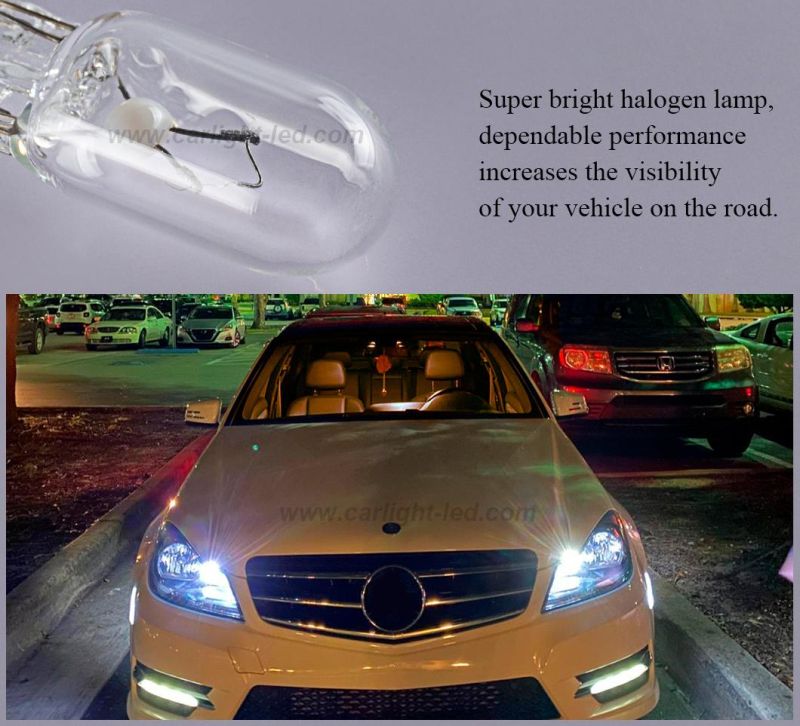 T10 W5w 194 168 Halogen White Bulbs