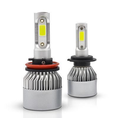 S2 High Power High Low Beam H1 H3 H7 H11 9005 9006 5202 880 H4 9004 9007 H13 Auto Fog Light 8000lm 6000K 6500K LED Car Headlight