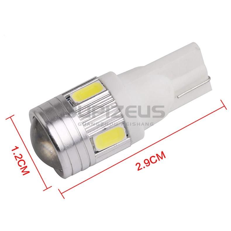 T10 194 168 W5w 5630 6SMD + 1.5W Lens High Power LED Lights, LED Signal Bulbs LED License Plate Lamps, SMD LED Recessed Lig