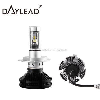 X3 LED Headlights High Power LED Headlights H7 H4 H11 50W Bright Car LED Headlihts Bulb