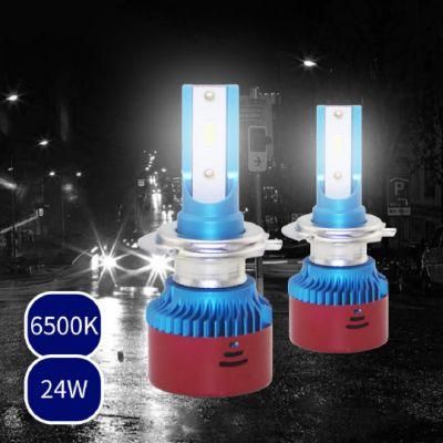 Hot Sale Mi8 24W 4800lm Mini Design 6500K LED Headlight for Cars