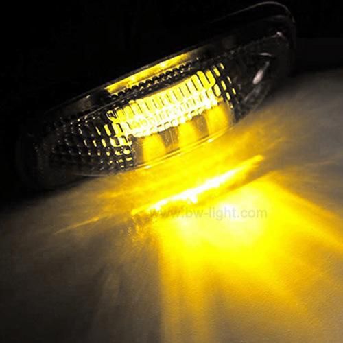 Grey Len Cab Bed Fender LED Side Marker Lamp