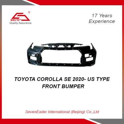 Auto Car Spare Body Parts Front Bumper for Toyota Corolla Se 2020- Us Type