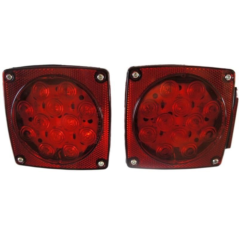 12LED Square Trailer Tail Lights